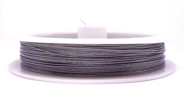 Happi Tokens Silver Gear Wire for Jewel Making 0.4MM - 1 No