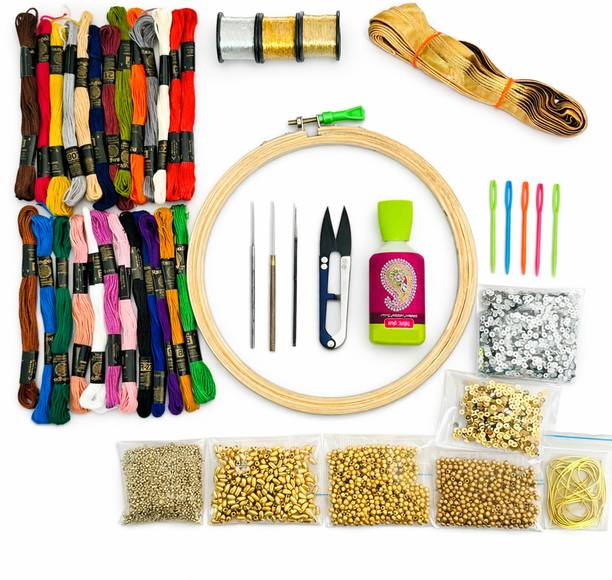MOSOKHO Premium Set Of Aari Work,Maggam Work Materials Kit