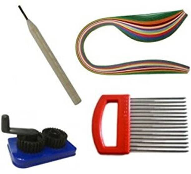 Brijsun 4Pcs Quilling Kit/Quiling Strips With Tools/Craft Kit for Kids