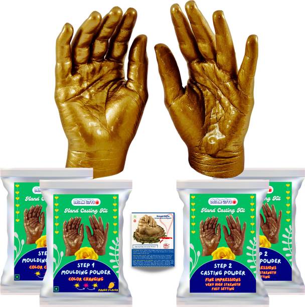 Dream Gifts Adults 2 Hands 3D Casting Kit - Ideal for Parents/Blessing Casting