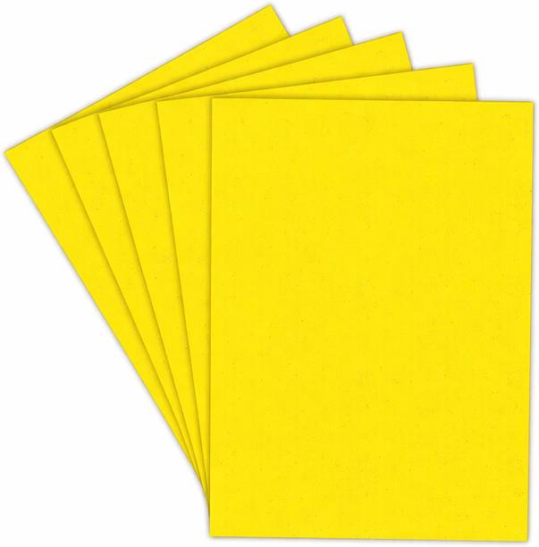 manrish Pack Of 10 Yellow EVA Foam Sheets For Kids DIY Projects, Art & Decoration