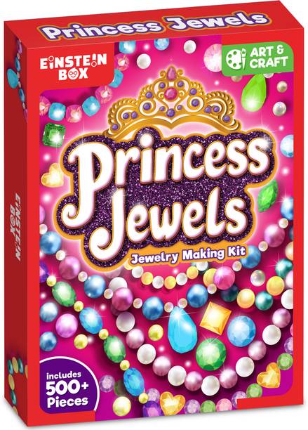आइंस्टाइन बॉक्स Jewellery Making Kit for Girls 6 to 14 Years Old| Toys & Gifts for Girls 6+