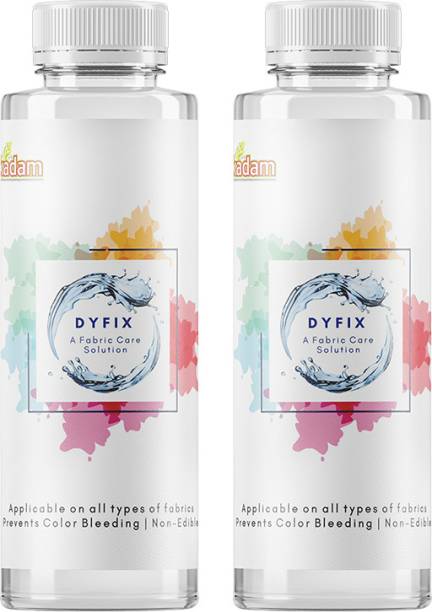 KADAM DyFix (300g) Fabric Care Solution, Dye Fixative Agent, 2 Bottles (150g each)