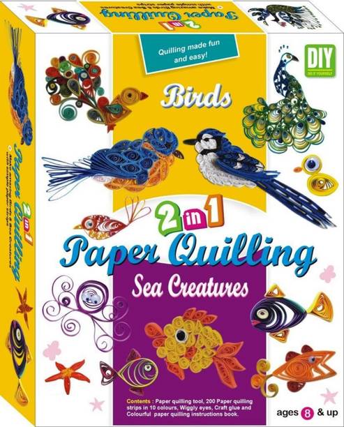 Gift Collection 2 In 1 Make Your Own Paper Quilling Game For Kids