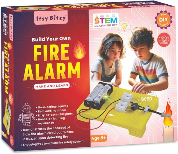 ITSY Bitsy DIY STEM Learning Kit Build Your Own Fire Alarm 1BOX