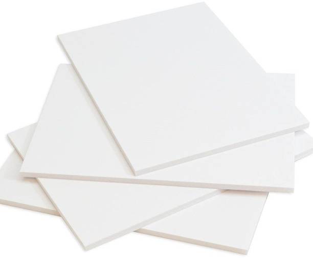 FRKB 3 mm Craft Foam Board Set White, 8 x 8 Inches - Set of 8