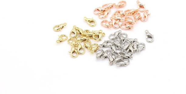 नवजय Lobster Clasp Jewelry Making Hooks For Necklace Bracelet Art Craft Kit 30Piece