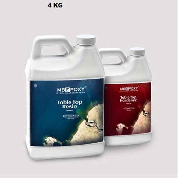 MBEPOXY Epoxy Resin - Crystal Clear Resin Kit for Jewelry DIY Art Crafts Cast 4 KG