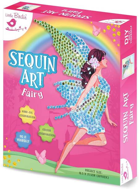 ITSY Bitsy DIY Sequin Art Kit Fairy Dream 1 BOX