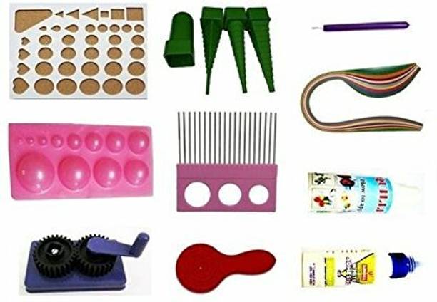Gold Leaf Red Star All In 1 Pro Quilling Kit & Art & Craft Kit & Jewelry Making kit