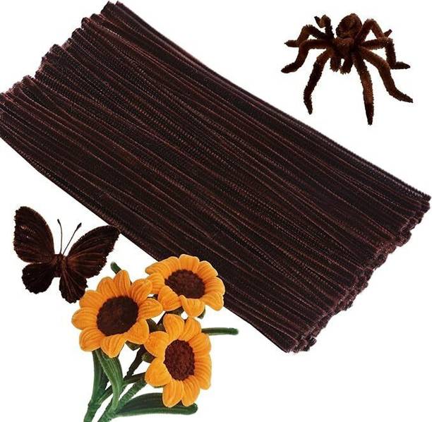 Geek Arts Pipe Cleaner 100 Pcs for Hobby Crafts, Scrapbooking, DIY Accessory