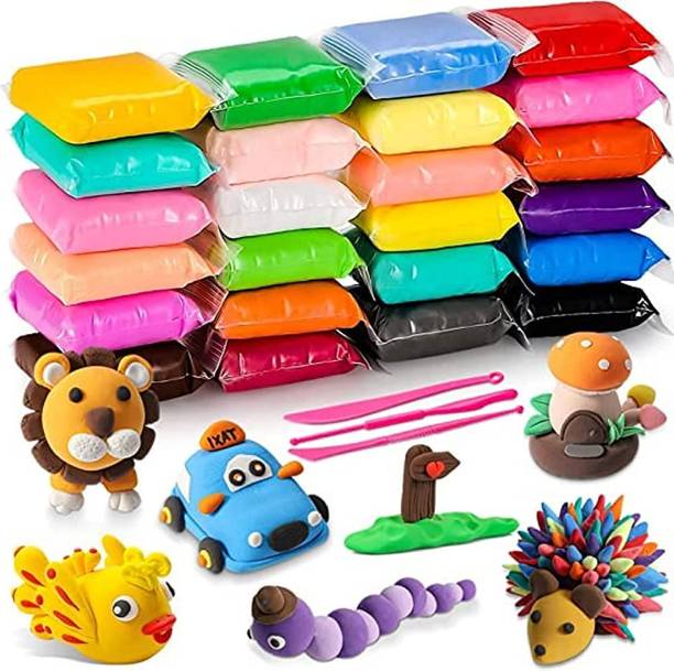 RITSKART Ultra-Light Creative Art Craft Air Dry Super Clay Kit Girls and Boys