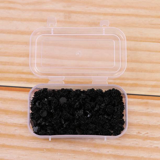 नवजही Flower Pastable Beads Jewellery Findings Earring Art & Craft Making 6MM 20Pcs