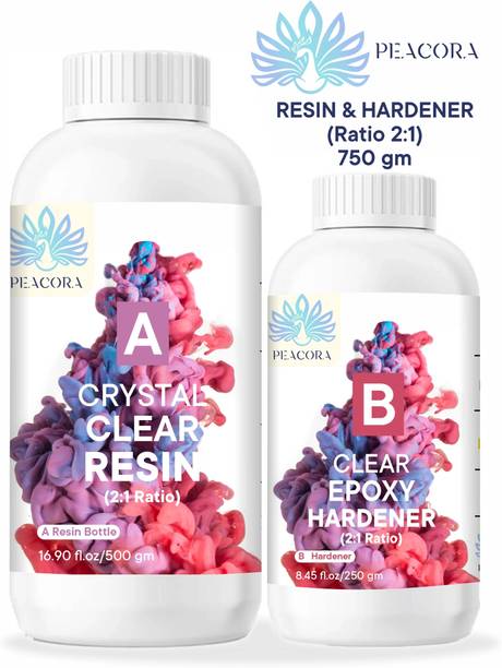 PEACORA Epoxy Art Resin Hardner Resin Art Medium