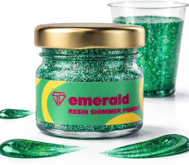 SD Fine Arts Emerald, Shimmery Pigment Resin Art Medium
