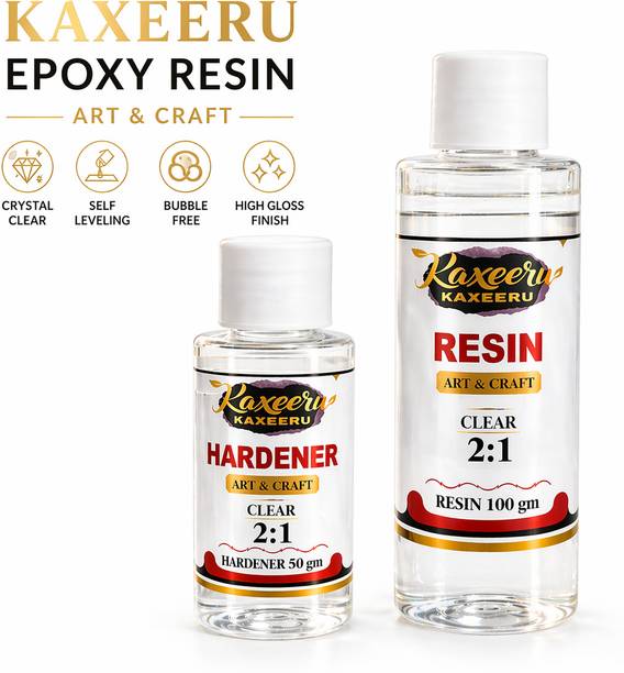 KAXEERU Epoxy Resin + Polyamine Hardener Resin Art Medium