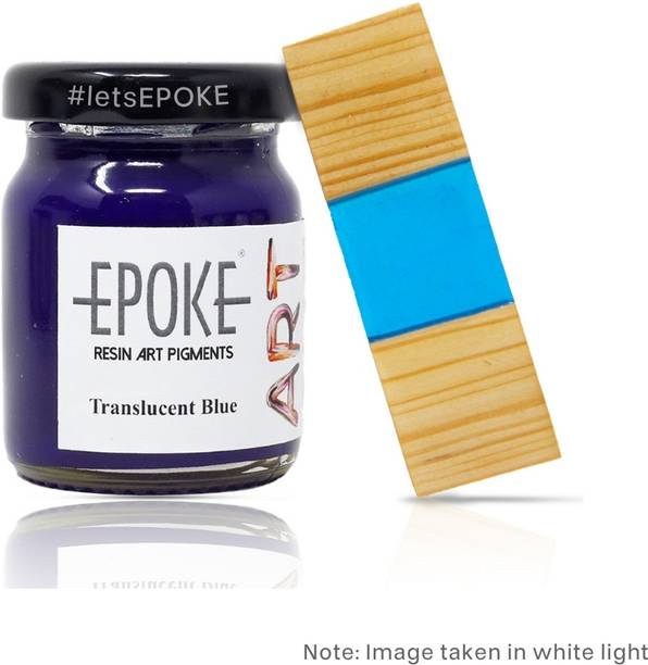 EPOKE Translucent Blue River Table Pigment Resin Art Medium