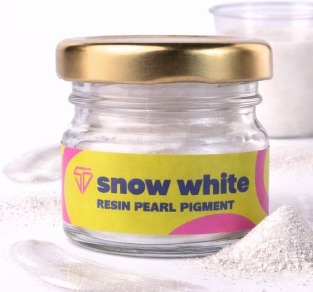 SD Fine Arts Snow White Pearl Pigment Resin Art Medium