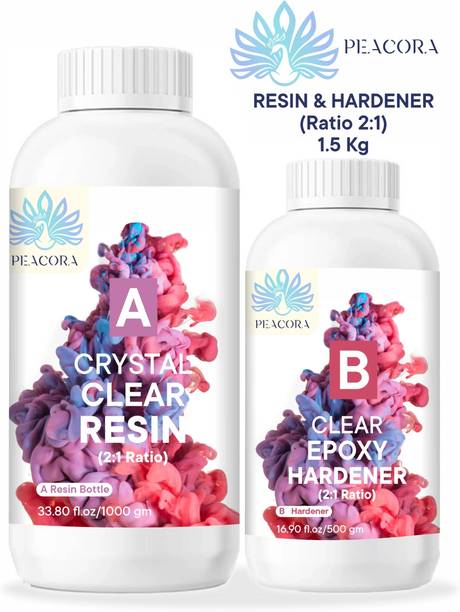 PEACORA Epoxy Art Resin Hardner Resin Art Medium