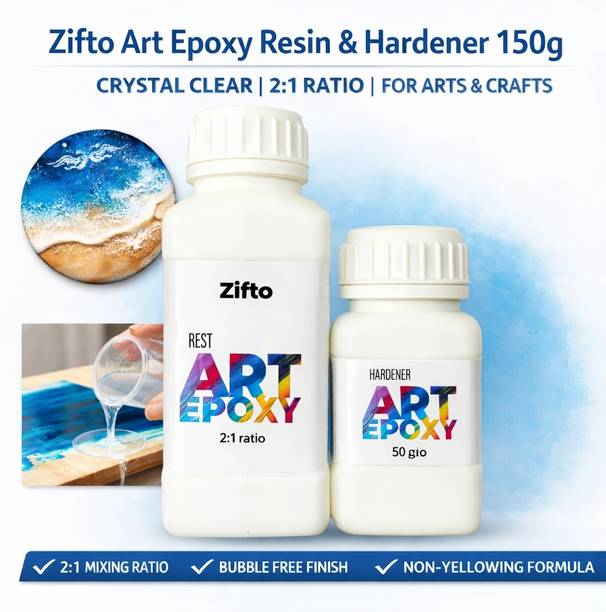ZIFTO Epoxy Art Resin Hardner Resin Art Medium