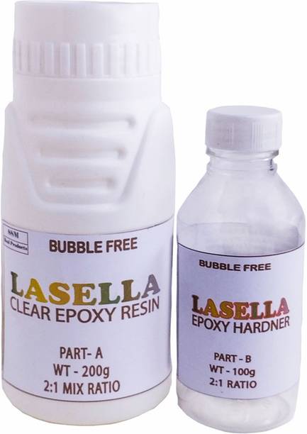 Lasella BUBBLE FREE EPOXY RESIN AND HARDNER Resin Art Medium