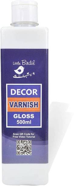 LITTLE BIRDIE Artist's Picture Varnish For Oil & Acrylic Paint Gloss Varnish