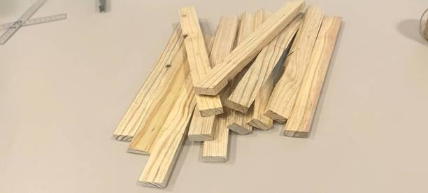 JCT AGRICO pine wooden sticks for art & craft (set of 10 sticks)