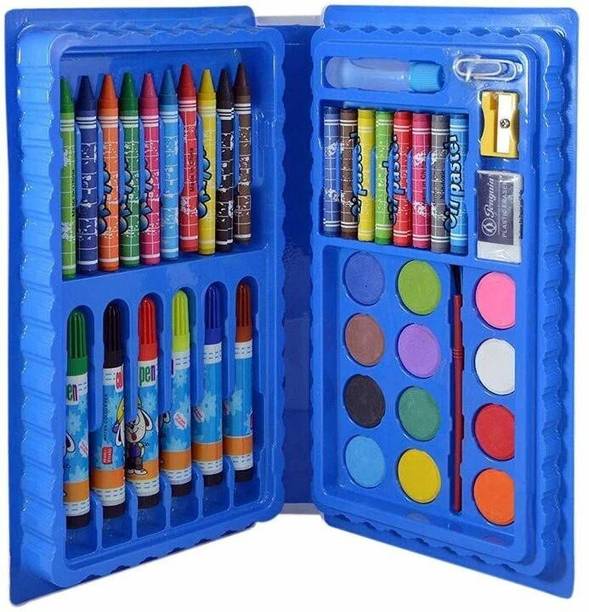 JINKRYMEN Colour Set- Crayons & Water Colours Set 42pc