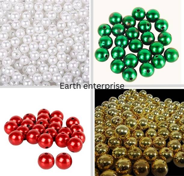 erthenterprise Pearl Beads for Art Craft & Jewellery Making ,diy accessories (400 Pieces)