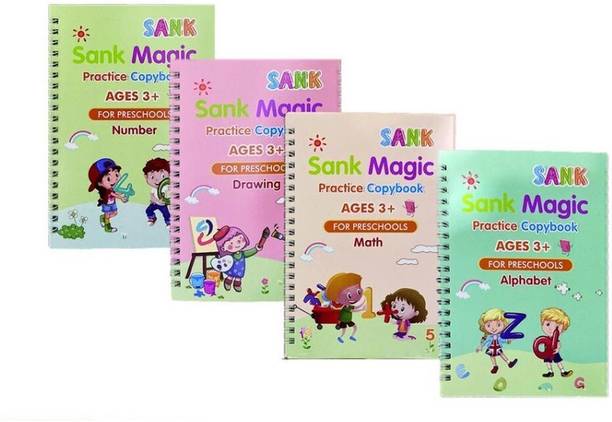 CNA Magic Book Practice Copy Book for kids ,drawing books magic pen