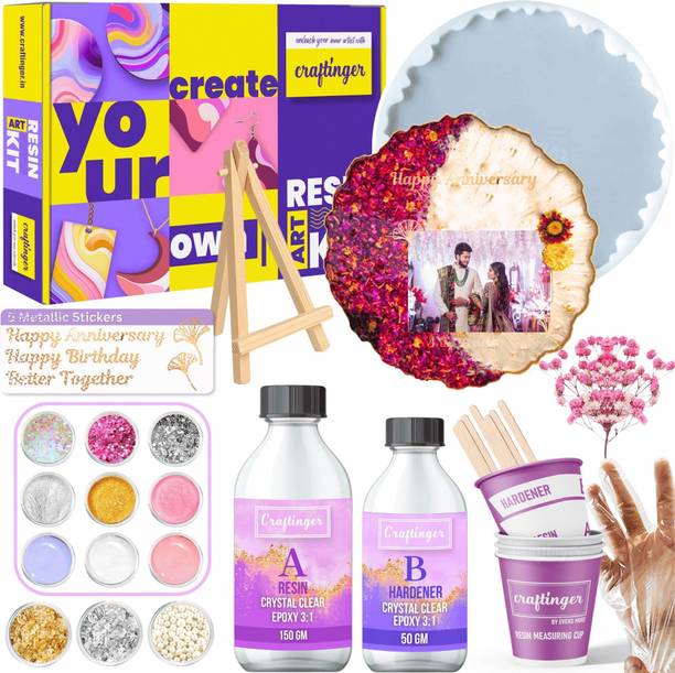 EVENS MORE Resin Art Pro Photo Frame Making Kit For beginners