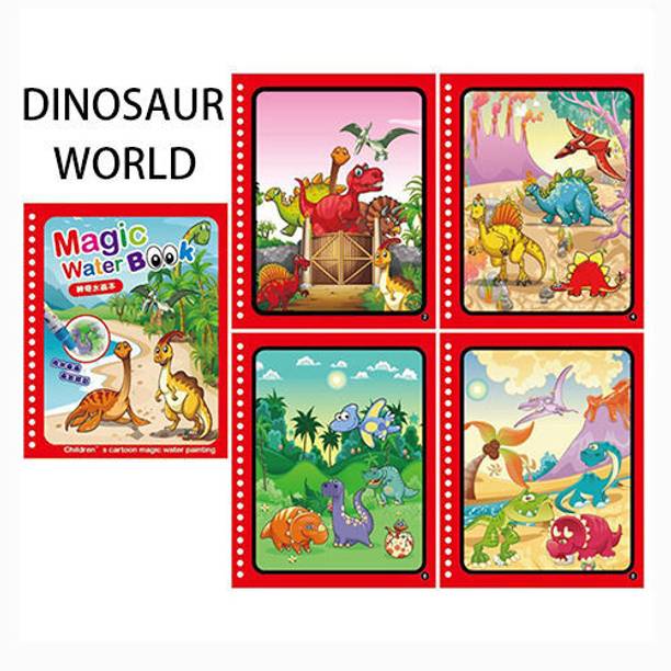LookTook ® Drawing Reusable Coloring Magic Water Book Drawing Toy Sensory Early Education