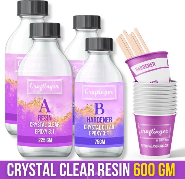 Undefined Crystal Clear 600Gm Epoxy Resin