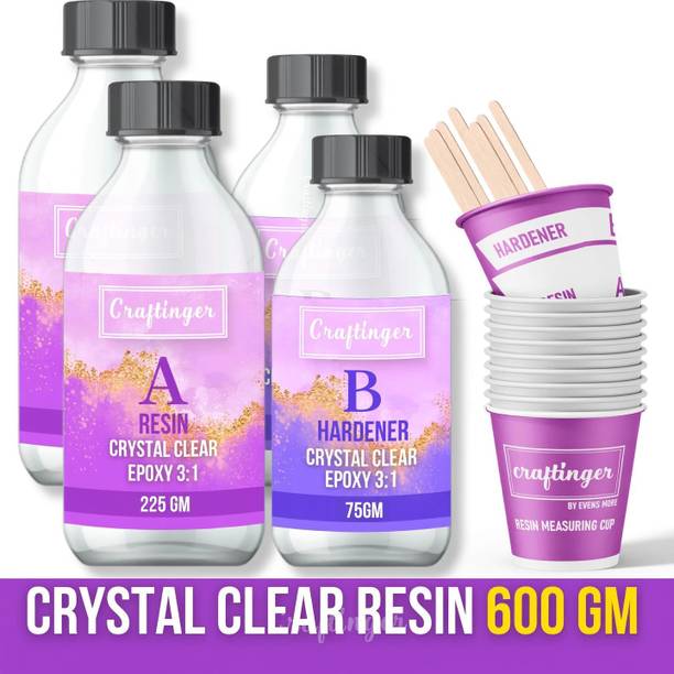 Undefined Crystal Clear 600Gm Epoxy Resin
