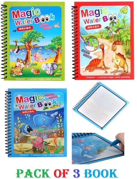 ibox Water Magic Book Magic Doodle Pen Unlimited Fun With Drawing Reusable Water Book
