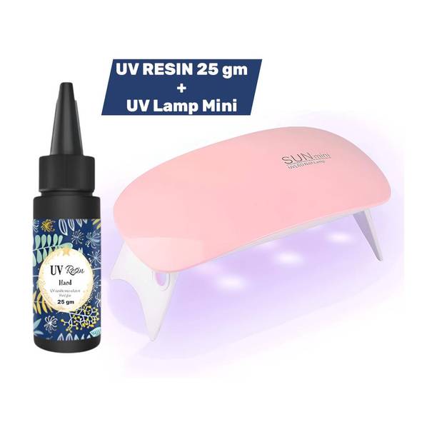Adoere Sun Mini Lamp & 25G Uv Resin Hard Clear