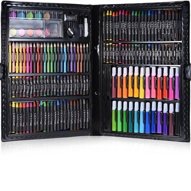 Wemol 168-Piece Colouring Pencils Set, Children Paintin