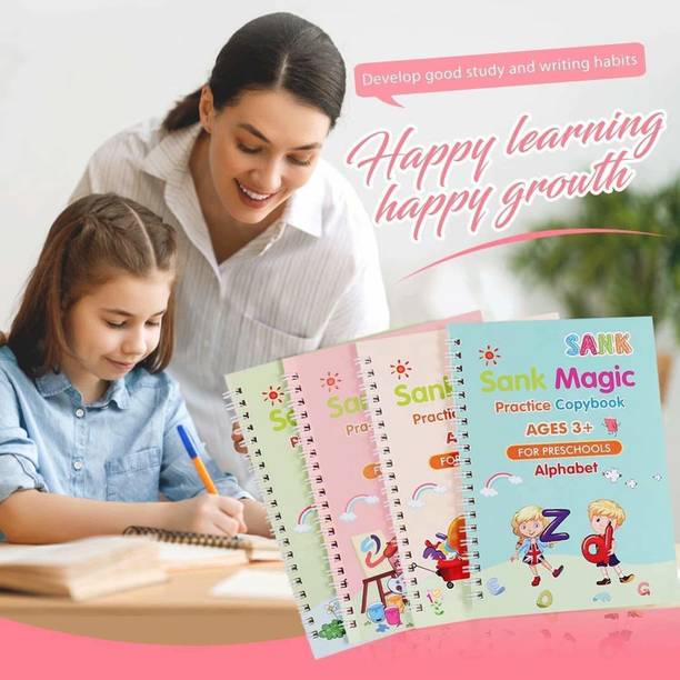 Mynxe Magic Copybook for Kids The Print Handwriting Workbook-Writing Practice Book
