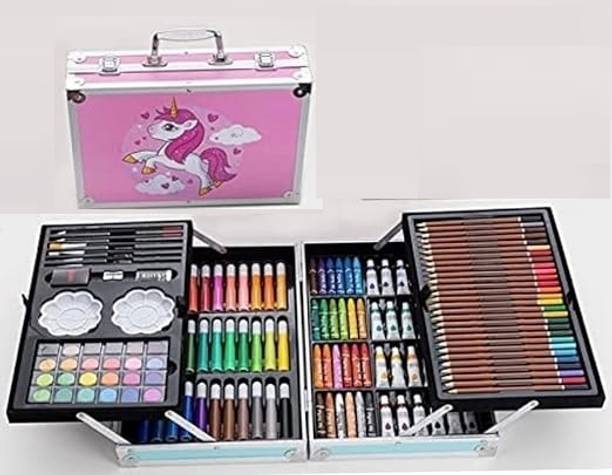 Eclet Non-Toxic Unicorn Art,Painting,Stationary,Sketching,Water Colors Vanity Box