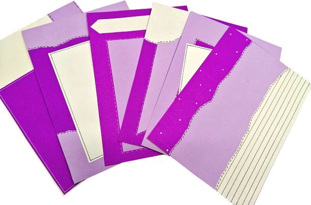 Project Banao Handmade Designer Sheets A4 Size (Pack of 10) | Craft Paper for School Projects