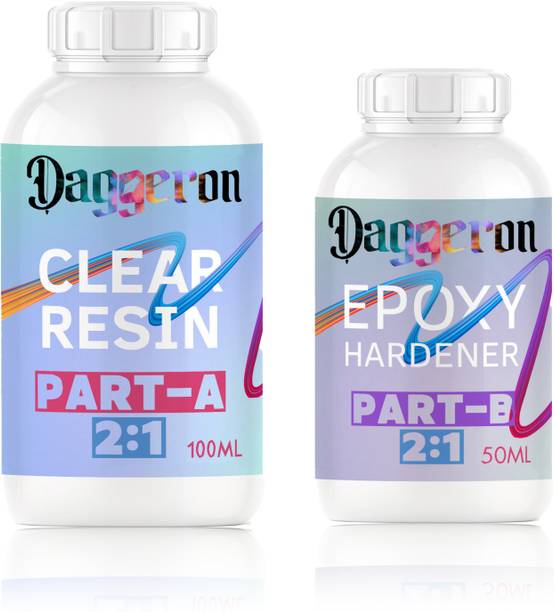 Daggeron Epoxy Resin, High-Gloss, Bubbles Free, Not Yellowing, Self-Leveling Art Resin