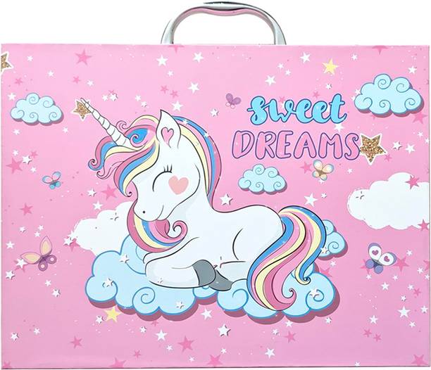 KARP 49 Pcs Unicorn Print Art Drawing and Painting Set | Ideal Gift For Children