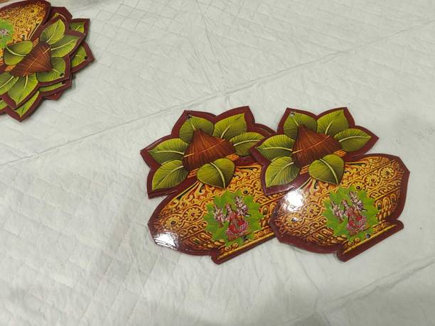 Sell plus Wooden Swastik Printed Kalash Mdf For Art & Craft Work
