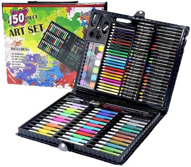 KKBAPU Drawing Crayon Color Set Drawing and Painting Set ALL TYPE Shaped Color Pencils