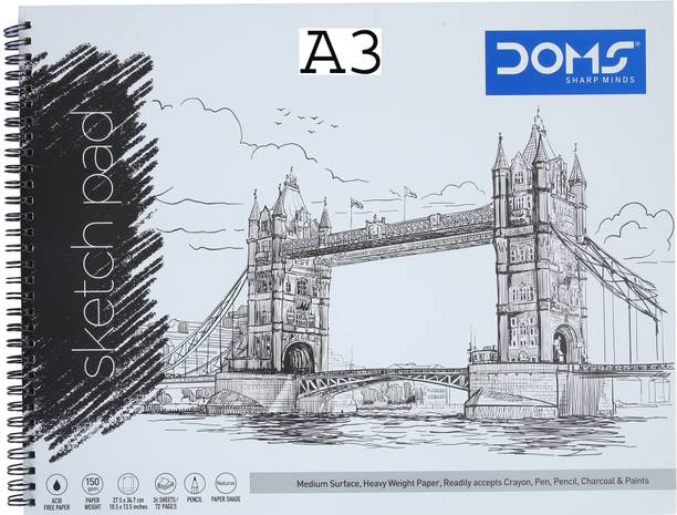 BRATYA DOMS A3 SKETCH BOOK Sketch Pad