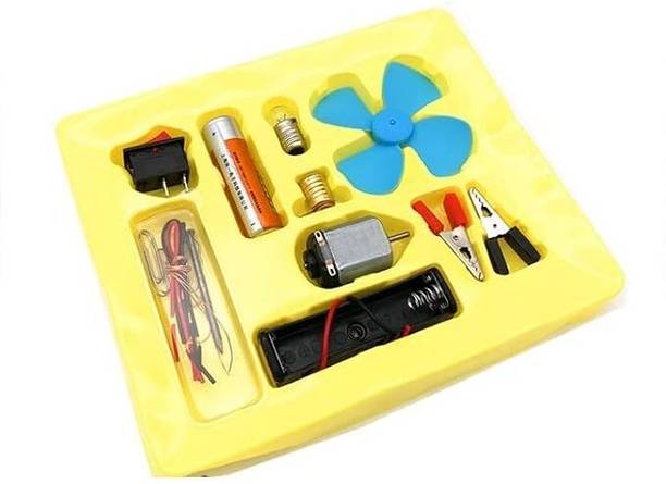Eclet Electronic Science Experiment Kit for Kids | STEM Electric Circuit Kit Motor Toy Educational Electronic Hobby Kit