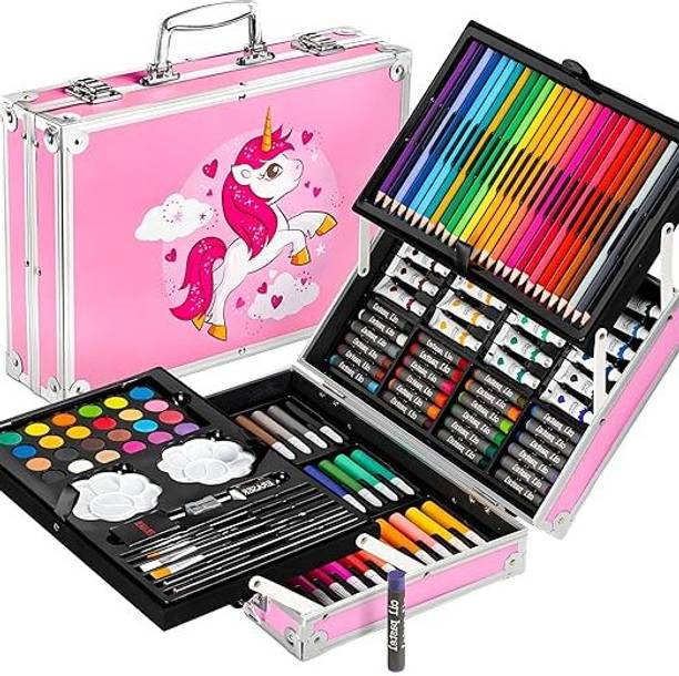 AONEPTER Art & Craft Supplies Drawing & Painting Set Great Birthday Gift