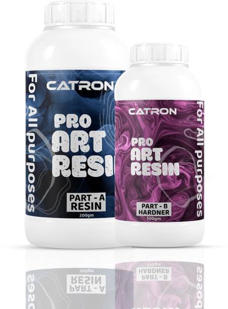 Catron Premium Epoxy Resin Art Kit, for Art & Craft, Long-Lasting, Smooth, Easy - 300gm