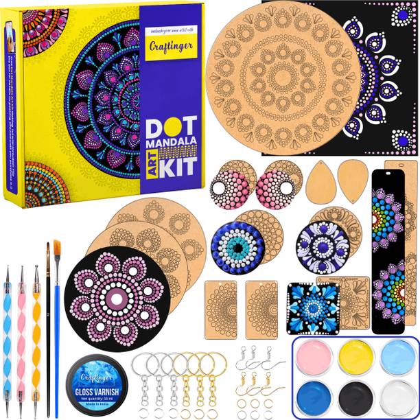 Craftinger DIY Mandala Dotting art Kit for adults & beginners