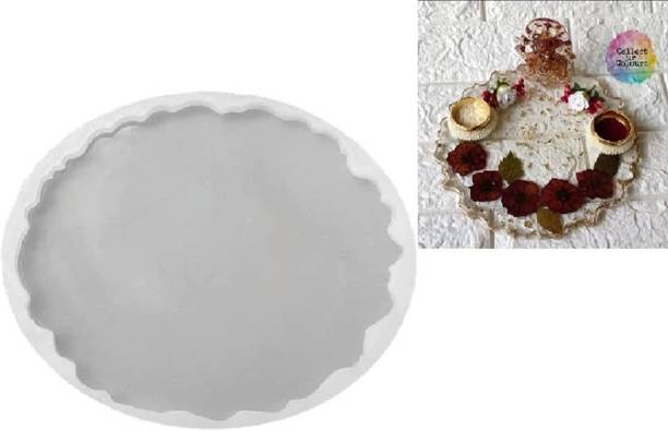 RakaEnterprises Raka 10" Agate irregular round platter mould